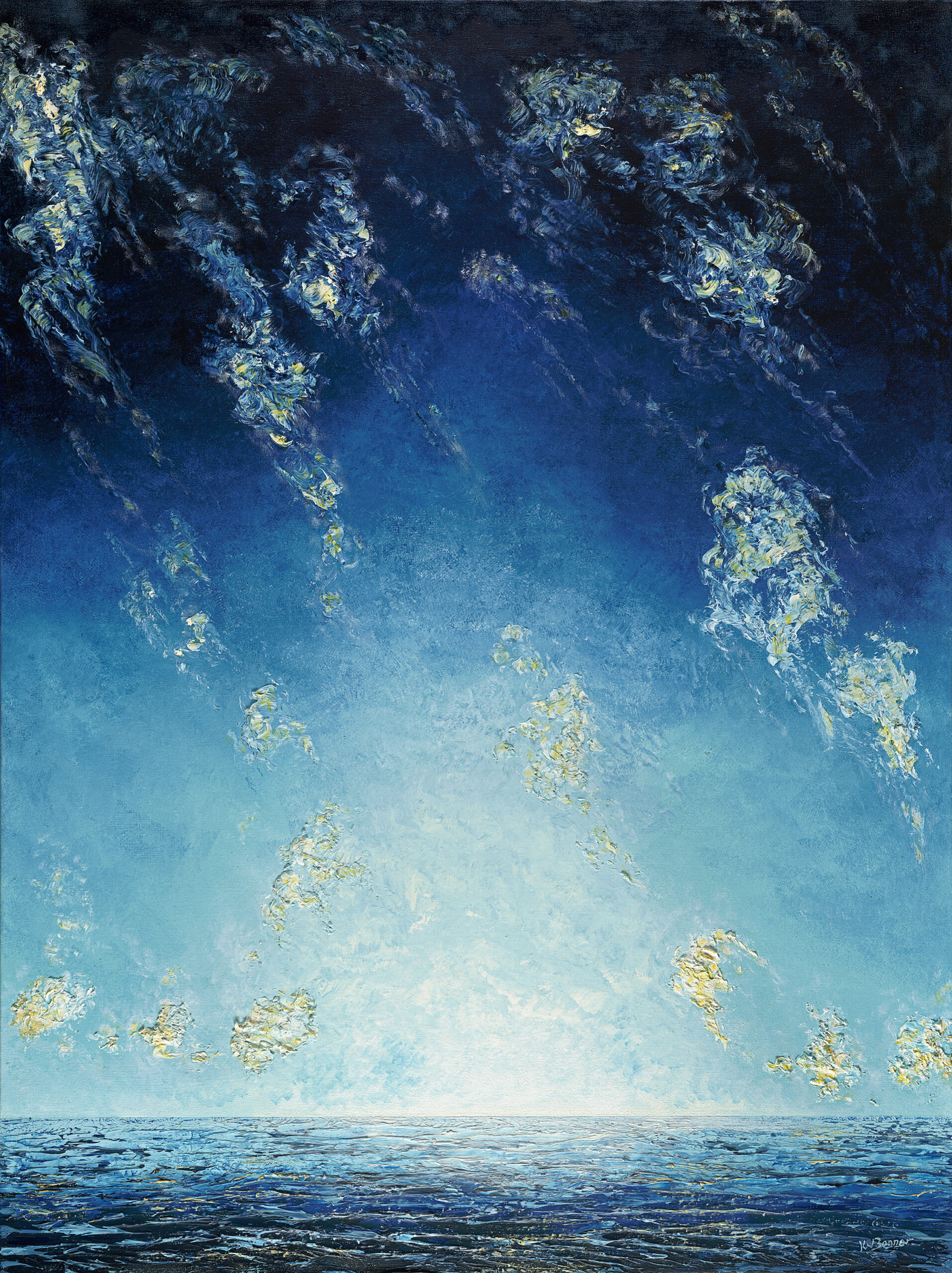 I See Skies of Blue | Seascapes | Ken Bonner Original Oil Paintings | Santa Fe New Mexico