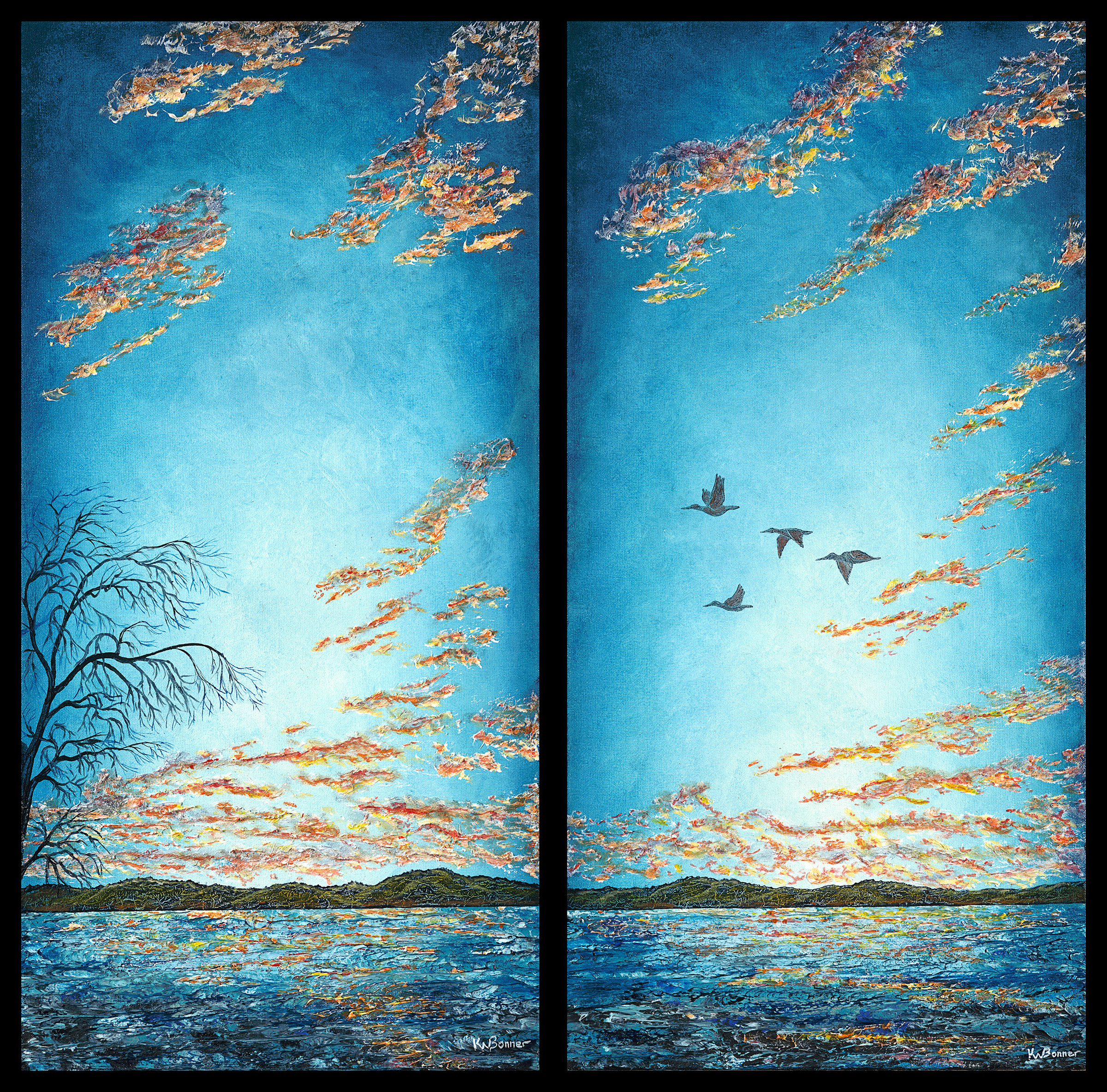 Some Enchanted Evening II | Seascapes | Ken Bonner Original Oil Paintings | Santa Fe New Mexico